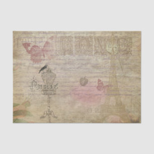 Parijs Frankrijk Vintage Glamour Retro Mode Tissuepapier