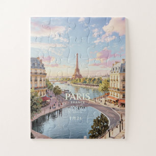 Parijs Frankrijk Vintage Reizen  Legpuzzel