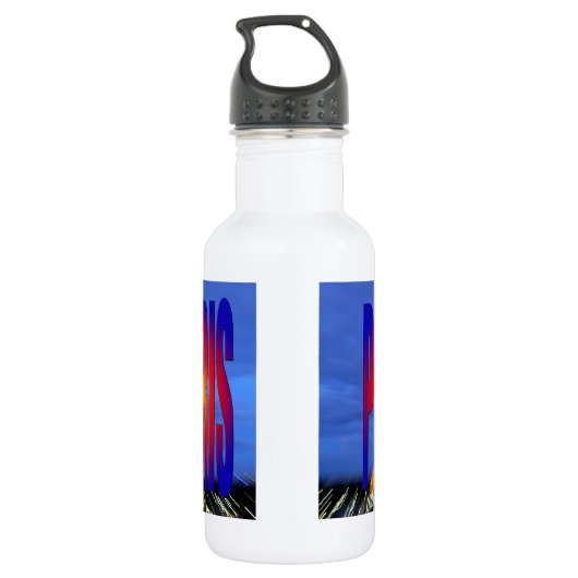 Parijs Frankrijk Waterfles (Achterkant)