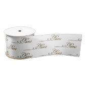  Parijs Frans Script Ribbon Lint (Spoel)