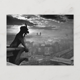 Parijs Gargoyle 1920 Briefkaart