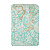  Parijs Gold-ontwerp met vlinder Badmat (Voorkant Verticaal)