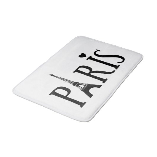 Parijs - Grafische kunst Badmat (Gekanteld)