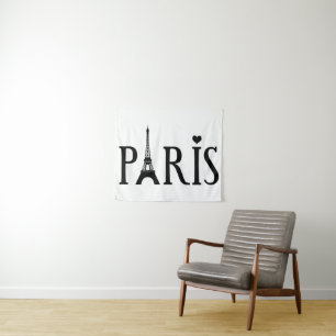 Parijs - Grafische kunst Wandkleed