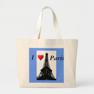 Parijs Grote Tote Bag