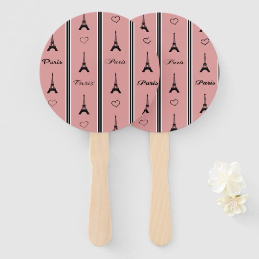 Parijs Handwaaier (Voorkant en achterkant)