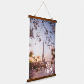 Parijs Hangend Wandkleed (Gebogen)