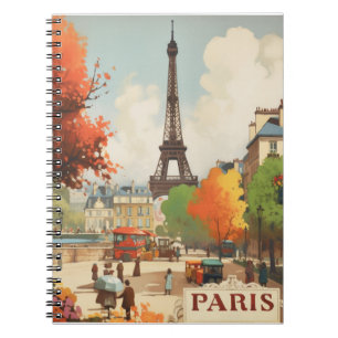 Parijs herfst schrijfinspiratie notitieboek