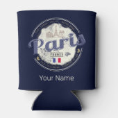 Parijs Hoofdstad Frankrijk Eiffeltoren  Souvenir Blikjeskoeler (Achterkant)