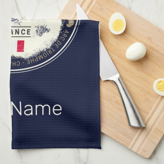 Parijs Hoofdstad Frankrijk Eiffeltoren  Souvenir Theedoek (Quarter Fold)