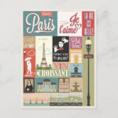 Parijs, ik hou van je briefkaart (Voorkant)