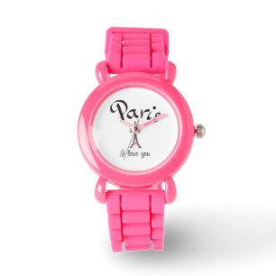 Parijs Ik hou van je Horloge