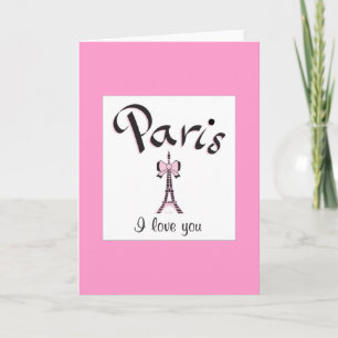 "Parijs, ik hou van je" Kaart