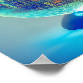 Parijs in een Crystal Ball Poster (Hoek)