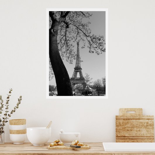 parijs in het voorjaar poster (Keuken)