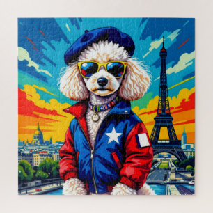 PARIJS IN HET VOORJAAR TIME-POODLE LEGPUZZEL