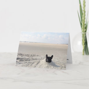 Parijs in het zand bedankkaart