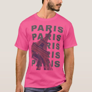 Parijs in koele Vintage T-shirt