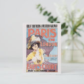Parijs in Londen Briefkaart (Staand voorkant)