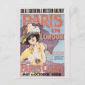 Parijs in Londen Briefkaart (Voorkant)