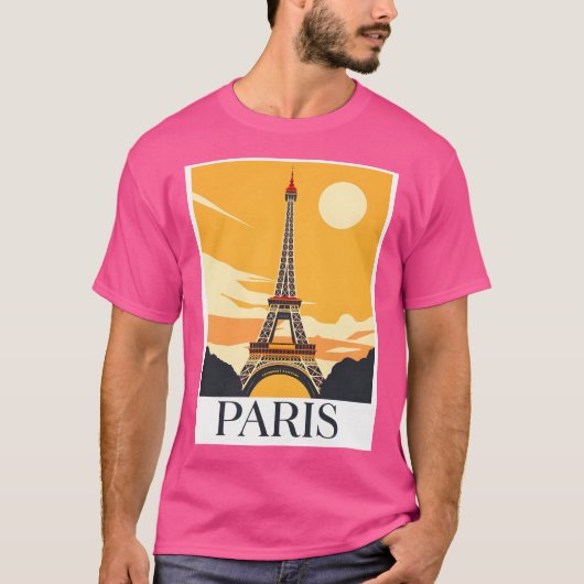 Parijs in mijn hoofd t-shirt (Voorkant)