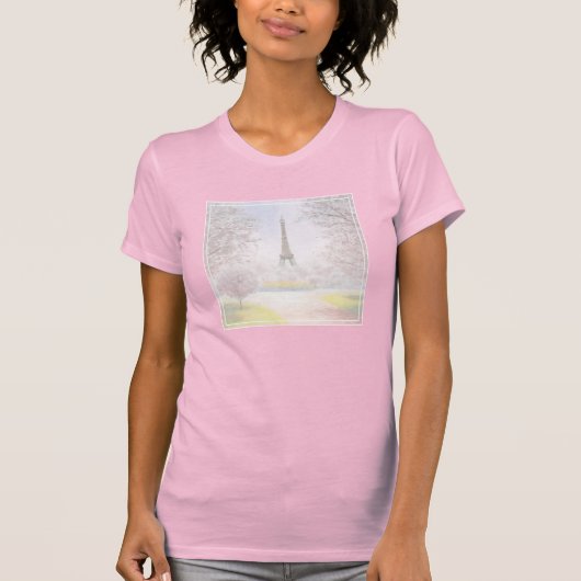Parijs in Pastels T-shirt (Voorkant)