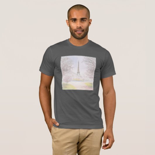  Parijs in Pastels T-shirt (Voorkant volledig)