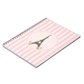 Parijs in Spring Girly Notitieboek (Linkerzijde)