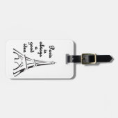 Parijs is altijd een goed idee Bagagelabel (Voorkant horizontaal)