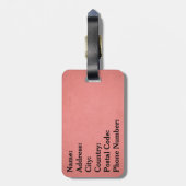 Parijs is altijd een goed idee bagagelabel (Achterkant verticaal)