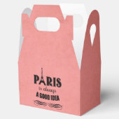 Parijs is altijd een goed idee bedankdoosjes (Geopend)