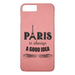Parijs is altijd een goed idee iPhone 8 plus / 7 plus hoesje