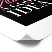 "Parijs is altijd een goed idee" druk Poster (Hoek)