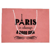 Parijs is altijd een goed idee groot cadeauzakje (Achterkant)
