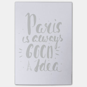 Parijs is altijd een goed idee post-it® notes