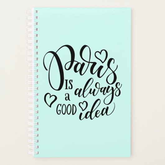 Parijs is altijd een goed idee script planner (Voorkant)