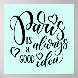 Parijs is altijd een goed idee script poster