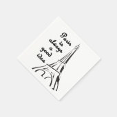 Parijs is altijd een goed idee servetten (Hoek)