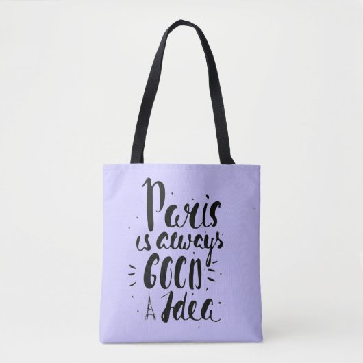 Parijs is altijd een goed idee tote bag (Voorkant)