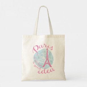 Parijs is altijd een goed idee tote bag