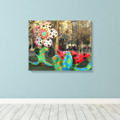 Parijs - Jardin de Tuilleries Canvas Afdruk (Insitu (Houten vloer))