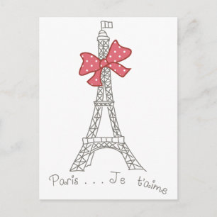 Parijs...je t'aime briefkaart