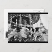 Parijs, je t'aime. Briefkaart (Voorkant / Achterkant)