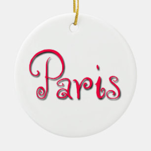 Parijs Keramisch Ornament