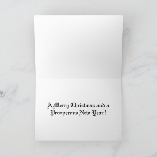 Parijs, kerstkaart feestdagen kaart (Binnen)