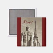 Parijs ~ Koelkast Magneet (Voorkant / Achterkant)