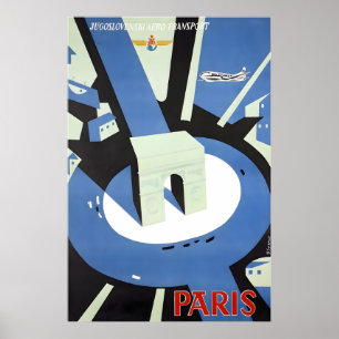 Parijs Kunst Franse Print Frankrijk Reis Poster