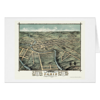 Parijs, KY Panoramic Map - 1870