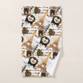 Parijs: La Tour Eiffel Bad Handdoek (Handdoek)