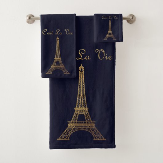 Parijs: La Tour Eiffel Bad Handdoek (Insitu)